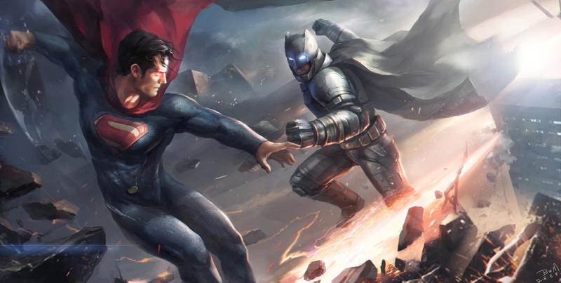Superman, Batman V Superman: Dawn Of Justice, Batman, DC Comics, 4K