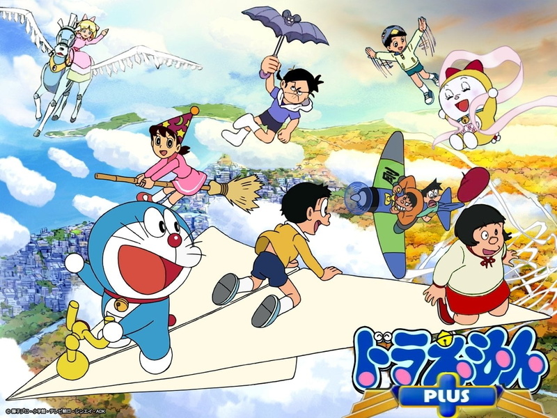 leisure activity, sky, adolescence, people, offspring, tree, boys, men, Anime, adult, teenager, enjoyment, Doraemon, togetherness, outdoors, childhood
