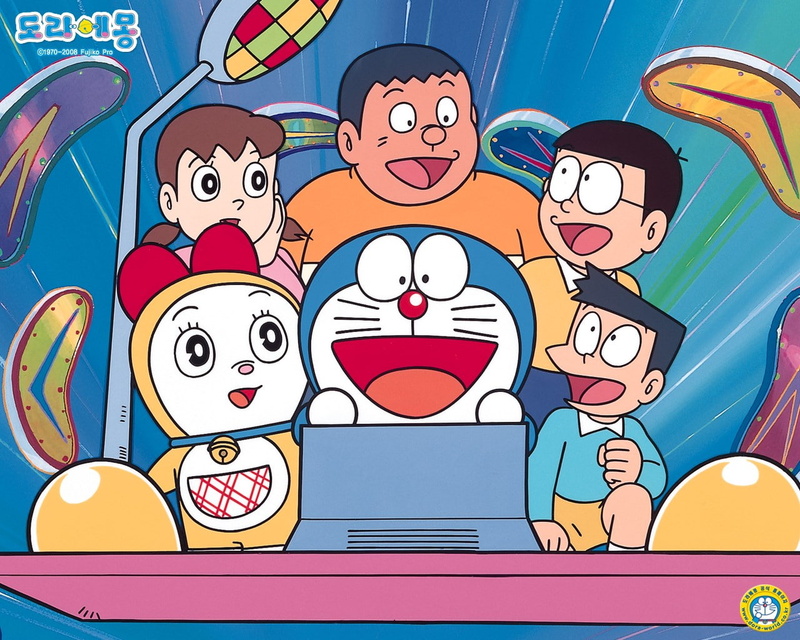 men, adult, doraemon, smiling, offspring, males, happiness, family, communication, relaxation, emotion, child, people, cheerful, 720P, multi colored, childhood
