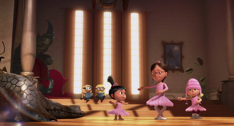 Agnes (Despicable Me), people, childhood, domestic room, Margo (Despicable Me), offspring, sitting, home interior, women, females, girls, day, Edith (Despicable Me)