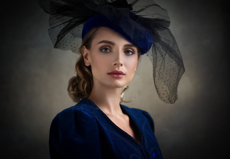 hat, Margo, portrait, photographer, look, Dennis Drozhzhin, style, 1080P, girl