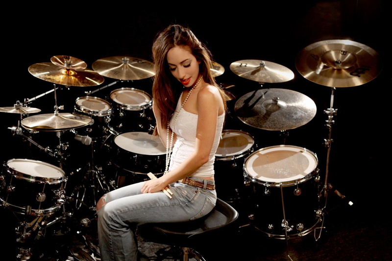 drums, meytal, hard, 1080P, nu-metal, hot, girl, rock, babe, alternative, 1meytal, heavy, sexy, metal, cohen