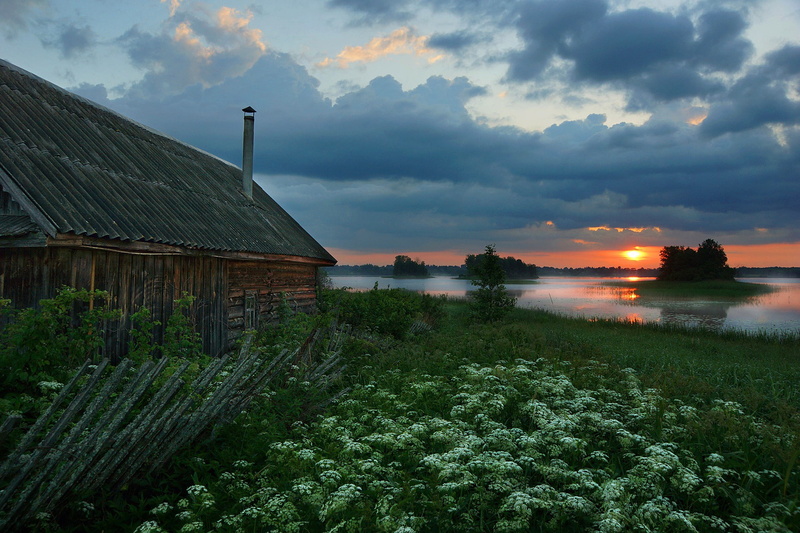 nature, sunset, 1080P, landscape, 1920x1280, plants