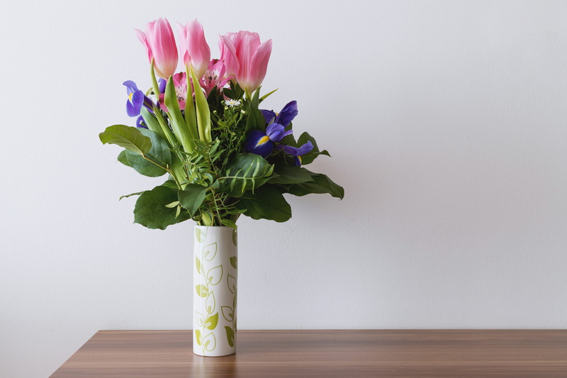 flower, studio shot, vase, indoors, wood - material, no people, purple, flower arrangement, inflorescence, nice, petal, day, s, flower pot, beauty in nature