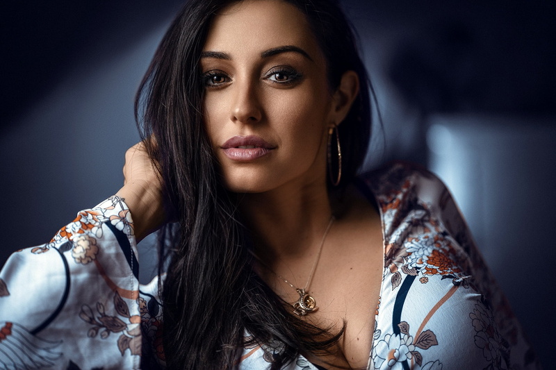 Anatoly Oskin, 1080P, portrait, Alicia Salas Lopez, model, look