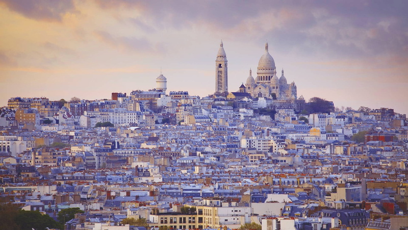 1080P, City, Building, Cities, Sacré-Cœur, Paris, France