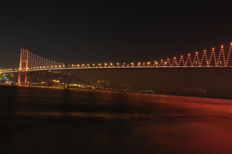 water, river, built structure, cities, nature, urban, illuminated, turkey, bridge - man made structure, 4K, night, office building exterior, connection