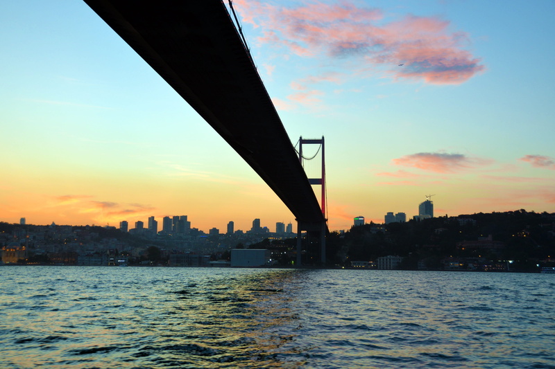 4K, transportation, sky, waterfront, cloud - sky, building exterior, famous, water, building, ponte, bridge - man made structure, Turkey, nature, Europe