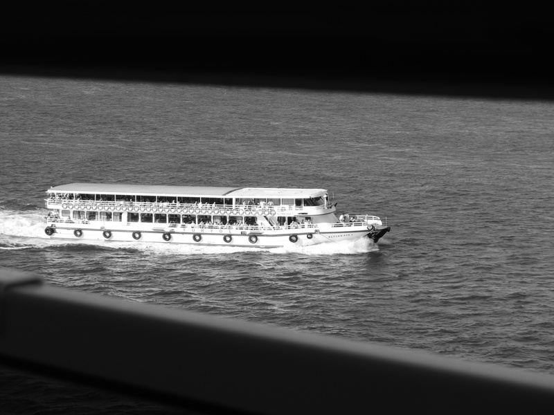 cruise ship, ferry, outdoors, no people, water, passenger craft, luxury, craft, mode of transportation, travel, day, scenics - nature, bridge, nautical vessel