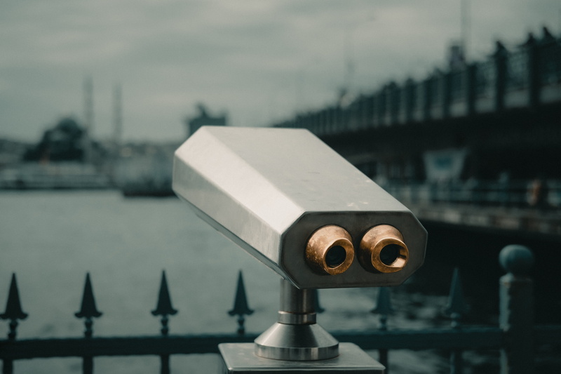 gray, close-up, security, no people, vintage, gold, city, hand-held telescope, bosphorus, metal, coin operated, background, architecture, istanbul, water