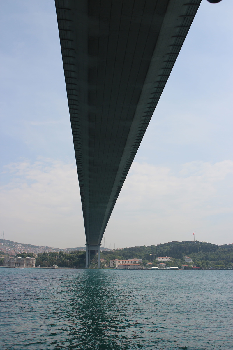 road, bridge, istanbul, city, river, bosphorus, asia, connection, water, bridge - man made structure, day, turkey, sea, europe, nature, waterfront, tight