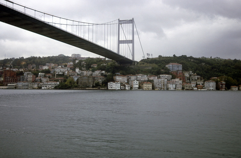bosporus, cloud - sky, nature, waterfront, turkey, building exterior, connection, sky, istanbul, river, bridge - man made structure, cityscape, architecture