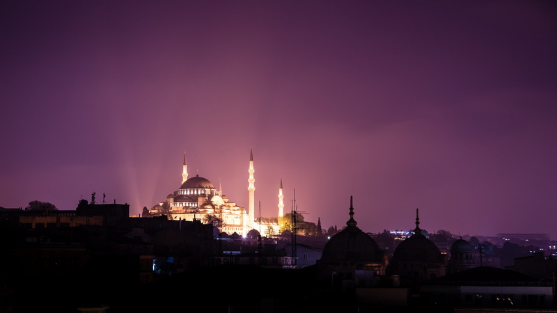 suleymaniye mosque, 4K