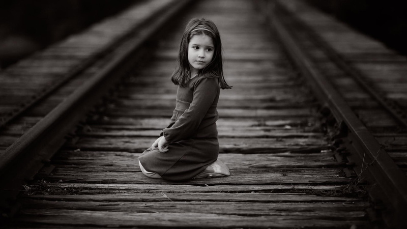 special, photoshop, gentle, afternoon, duo tone, innocence, future, black and white, sunday, innocent, girl, delicate, 1080P