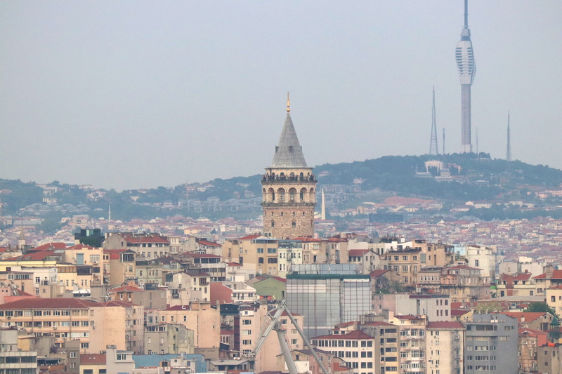 tower, seagull, skyscraper, sky, estuary, day, cityscape, crowded, istanbul, landscape, beach, nature, jewish, eminönü, islam, tourism, 5K, galata, turkey
