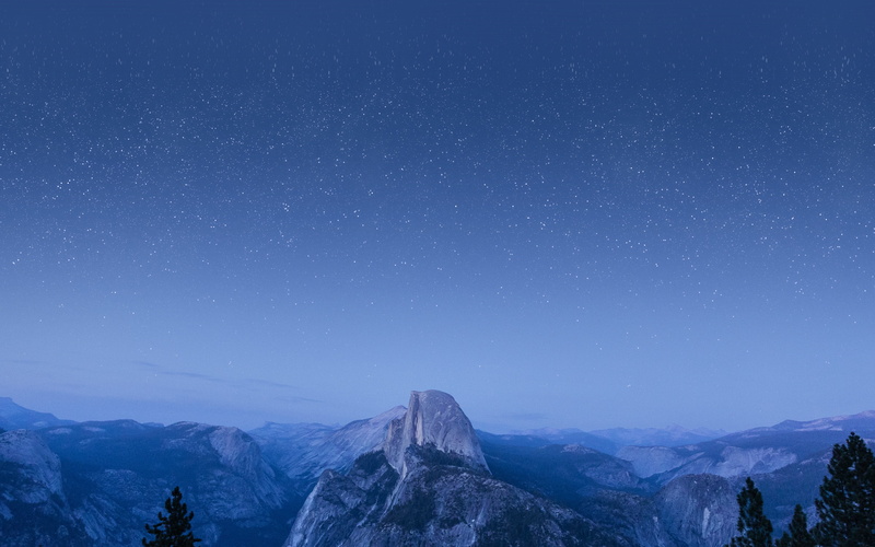 blue, mountain, tranquility, el, star - space, tranquil scene, snowcapped mountain, astronomy, beauty in nature, wood, galaxy, milky way, environment, nature