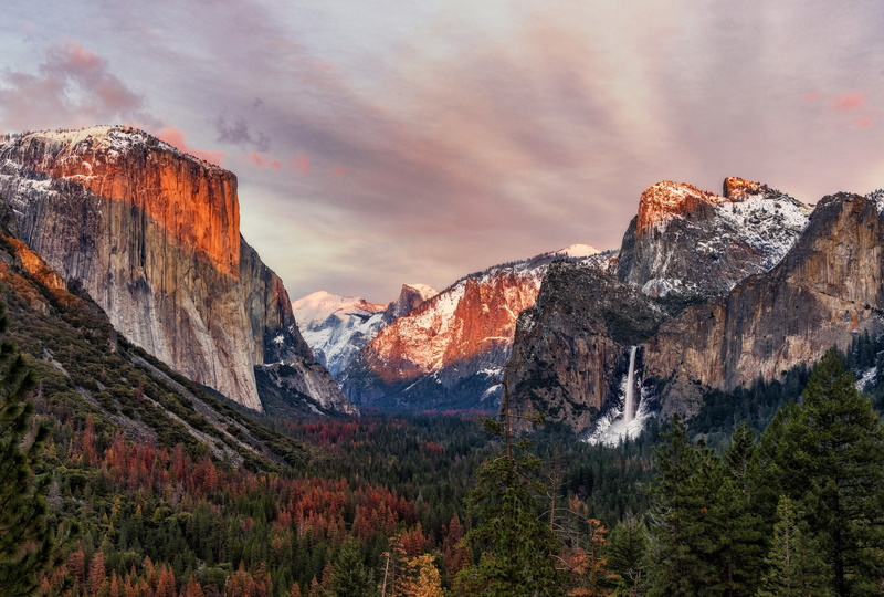 4K, white, landscape, Yosemite National Park, brown, mountain, El Capitan, range, photography, 4K, Yosemite Valley