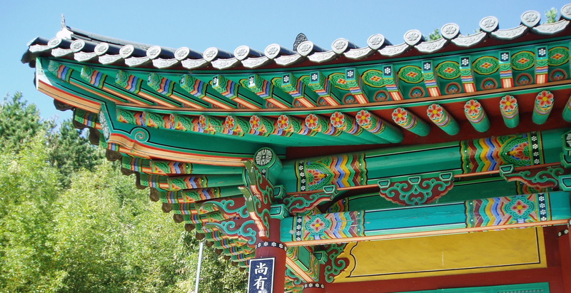 plant, korean traditional, the past, belief, history, architecture, mono, no people, 1080P, korea, day, nature, pattern, religion, sky, building exterior