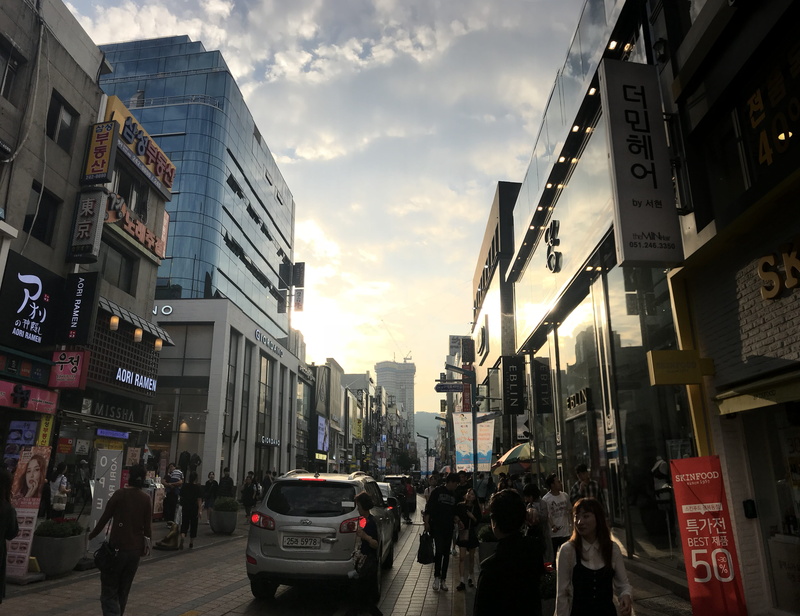 building, sky, road, city life, transportation, pusan, urban, land vehicle, car, city, real people, korea, city street, nature, street, motor vehicle, built structure