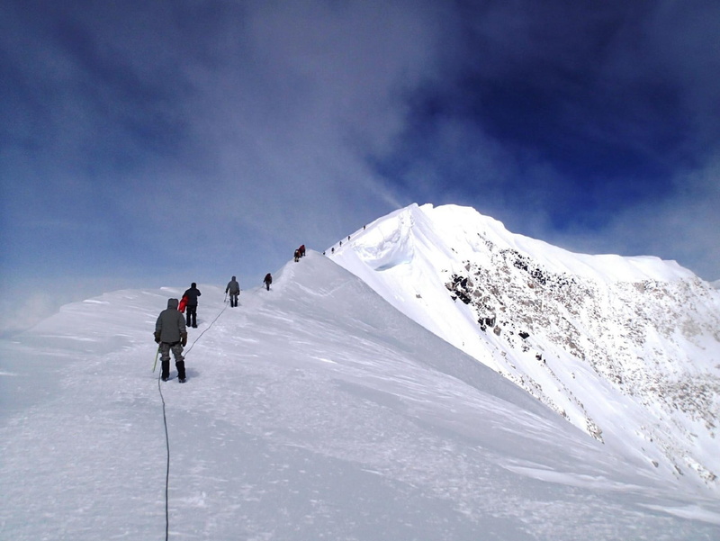 mountaineering, snow, adventure, day, 1080P, hiking, activity, warm clothing, scenics - nature, alaska, lifestyles, covered, cold temperature, standing