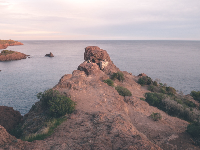 tourism, beauty in nature, no people, non-urban scene, nature, cote, road, stack rock, beach, azur, wild, sunset, roadtrip, france, idyllic, sky, land