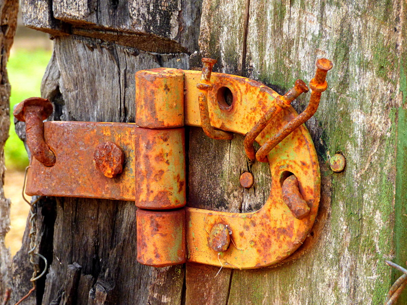 damaged, machine part, outdoors, wood, equipment, rusty, bad condition, Nail, weathered, bolt, decline, Iron, no people, deterioration, close-up, textured