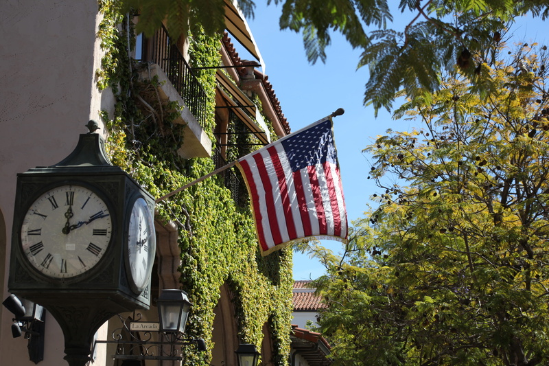 wind, outdoors, plant, architecture, green color, street, united states, nature, day, house, trees, sky, building, blue sky, 5K, american flag, flag, tree