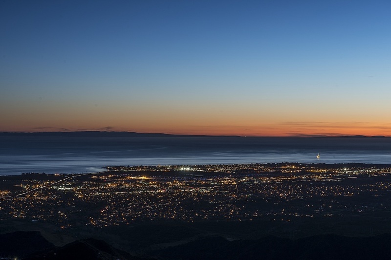 no people, california, copy space, sea, cityscape, photo, 1080P, landscape, scenics - nature, urban, horizon, downtown, panorama, illuminated, nature