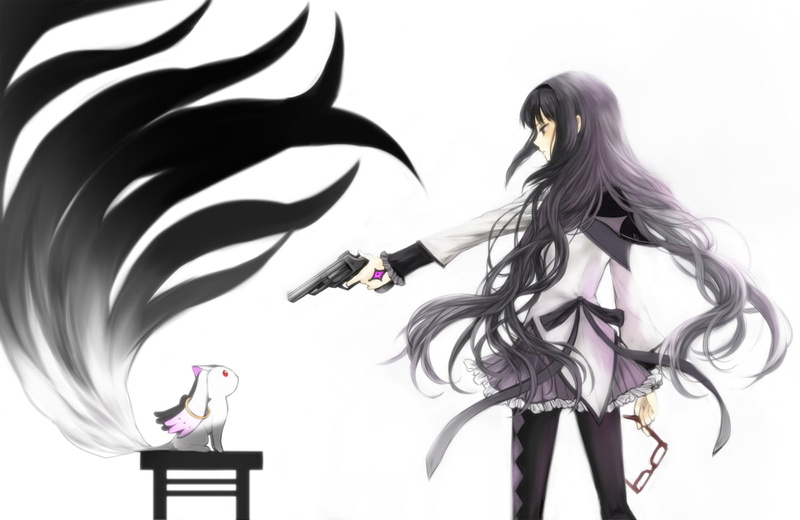 magica, shoujo, madoka, 480P, mahou, art, hd, akemi, homura, anime
