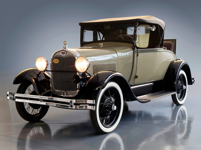 model a, retro, 1080P, 1927, ford, roadster