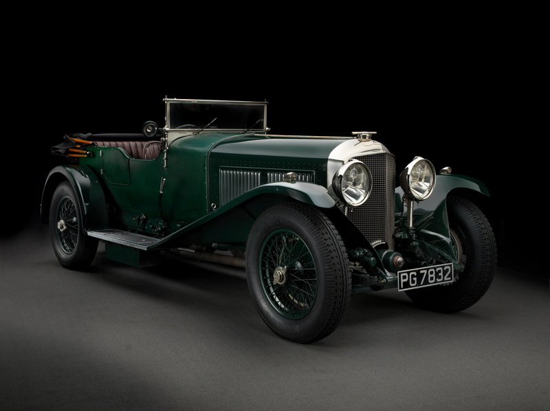Bentley, Tourer, 2K, black background, 1927 Bentley