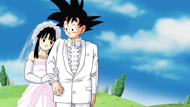 son, two people, heterosexual couple, emotion, ball, Goku, adult, females, z, chi, three quarter length, 1080P, outdoors, women, looking, fashion, Dragon Ball