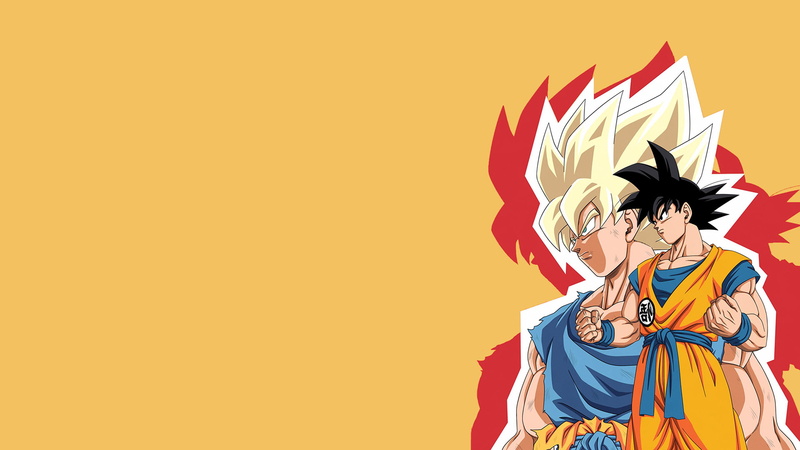 Dragon Ball Z, simple background, Dragon Ball, DRAGON BALL Z: KAKAROT, Son Goku, 1080P, Vegeta