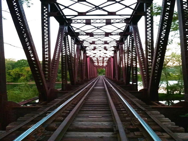 the way forward, bridge - man made structure, railway bridge, warren, 1080P, architecture, railroad, metal, day, rail transportation, built structure