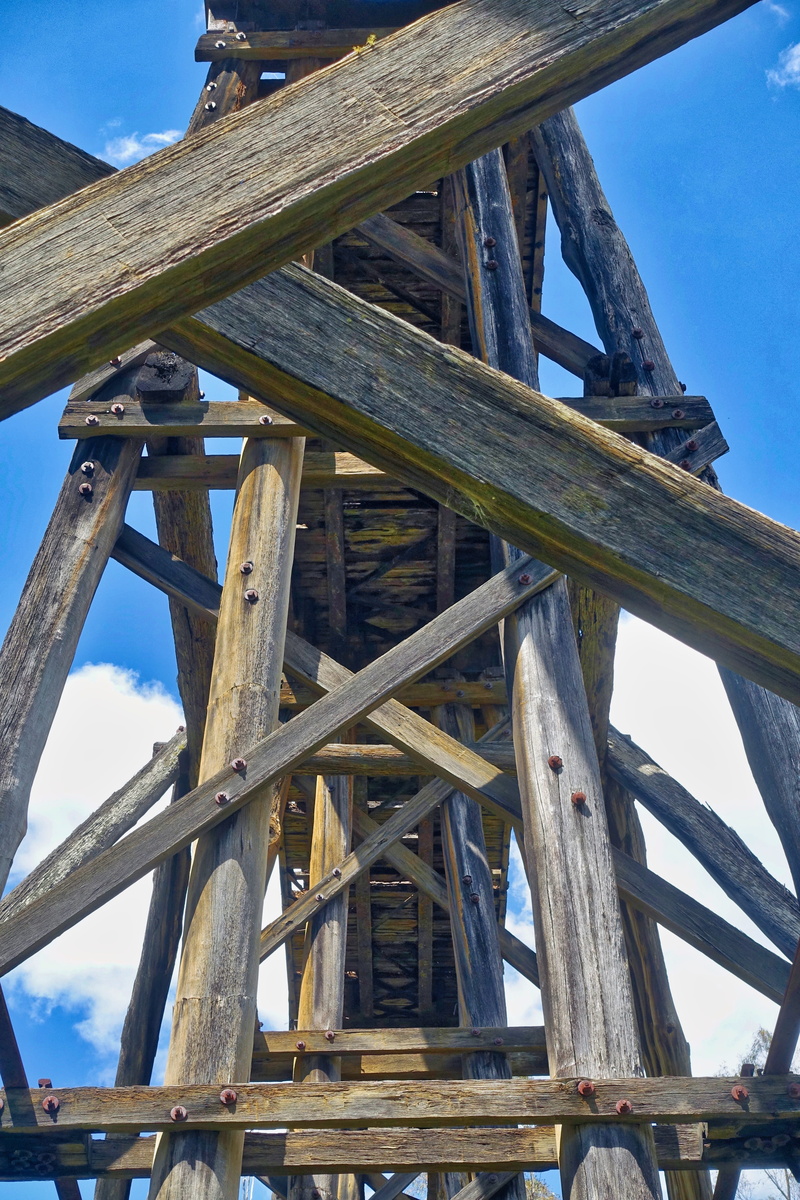 5K, railway, tracks, nature, pattern, day, built structure, wood - material, no people, trestle, sunlight, girder, railroad, transportation, connection