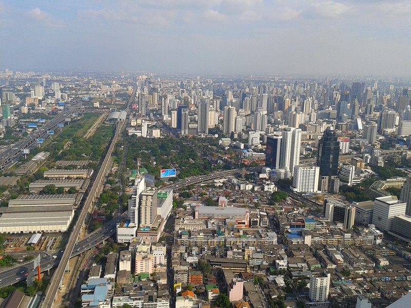 cityscape, sky, built structure, the trestle, city, crowded, bangkok, cloud - sky, residential district, megalopolis, modern, skyscraper, 2K, aerial view