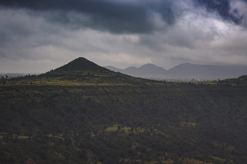 tranquility, sky, leafed, field, green, idyllic, outdoors, 4K, mountainscape, landscape, remote, plant, dark clouds, clouds, saputara, beauty in nature