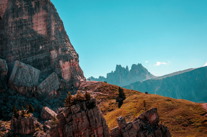 dolomiti, autumn, nature, edge, rock, layers, mountains, tranquil scene, ourdoors, solid, scenics - nature, no people, eroded, trek, dolomite, tourism