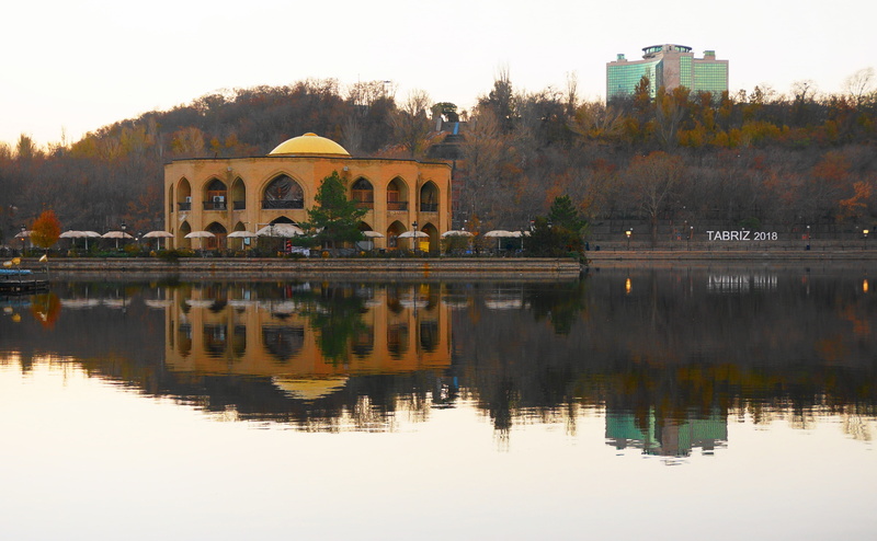 Asia, golu, el, 4K, tabriz, Park, Iran
