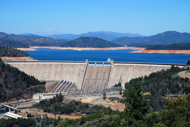 fuel and power generation, 4K, built structure, beauty in nature, hydroelectric power, architecture, water, sky, high angle view, transportation, day
