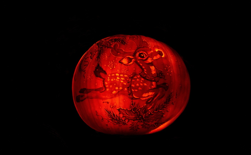 pumpkin, close-up, cute, sphere, jackolanterns, Holidays, black background, 5K, copy space, still life, circle, single object, carving, no people, science