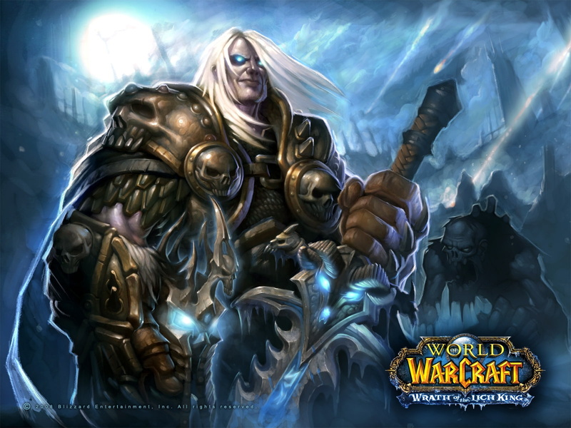 logos, world of warcraft, zombies, wrath, 720P, anime, video, frost, art, lich, games, world, arthas, o, armor, king, hd, warcraft