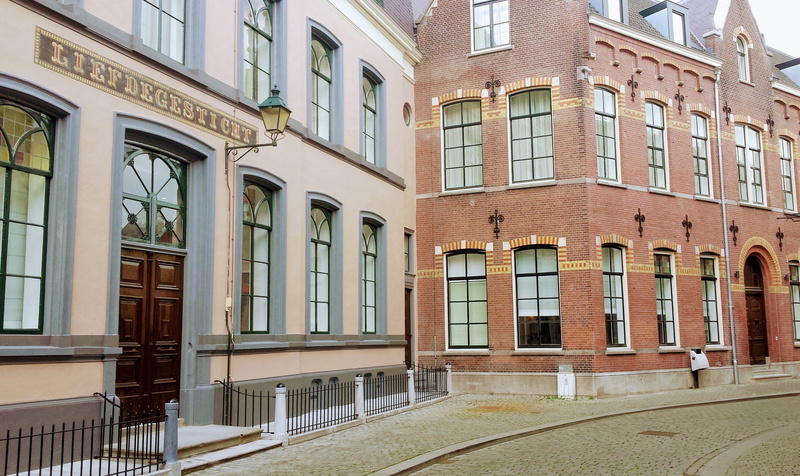 Houses, netherlands, building, day, colored houses, nature, window, no people, brick, history, Street, Facade, travel destinations, outdoors, 4K, architecture
