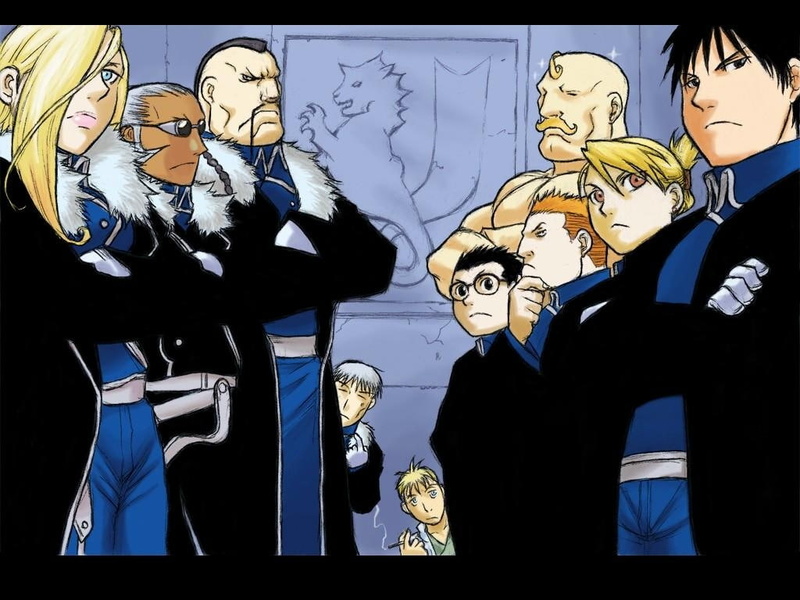 alex, mustang, anime, louis, art, 480P, roy, heymans, jean, breda, alchemist, Fullmetal Alchemist, armstrong, Roy Mustang, kain, metal, havoc, full, hd
