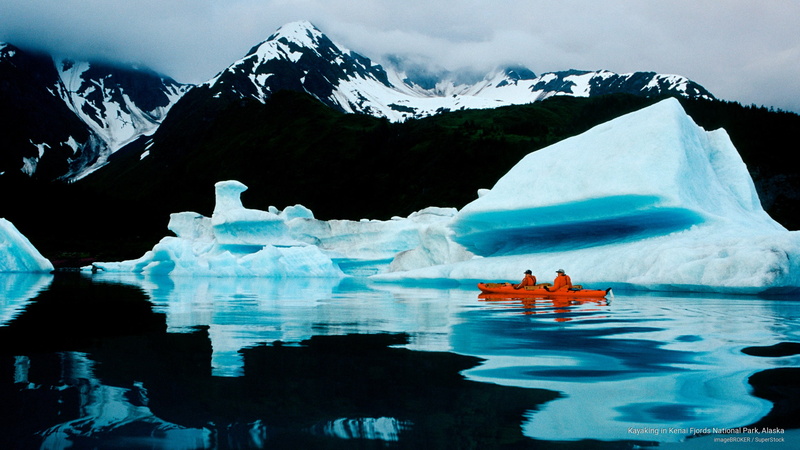 kenai, national, park, kayaking, National Parks, alaska, 2K, fjords
