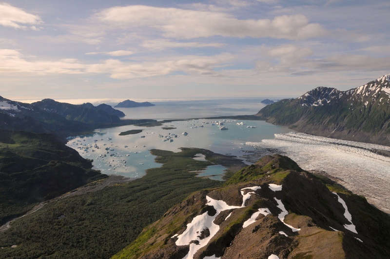 beauty in nature, clouds, rock, cloud - sky, water, landscape, sky, non-urban scene, scenics - nature, scenics, ice, remote, sea, ocean, kenai fjords national park