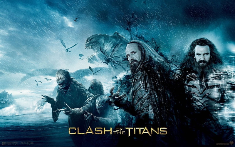 1080P, Water, Rain, Bird, Beast, Clash Of The Titans, Sea, Clash Of The Titans (2010), Movie, Monster, Storm