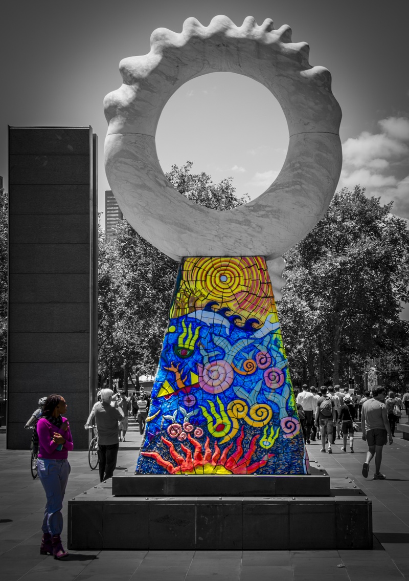 unusual, art and craft, work of art, coloured, creativity, sculptor, sky, outdoors, black and white, sculpture, tree, women, artist, stonemason, art, artistically