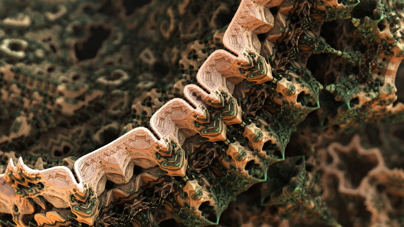 focus on foreground, no people, toadstool, Fractal, nature, 5K, tree trunk, close-up, Size Records, high angle view, leaf, Depth Of Field, artwork, dry
