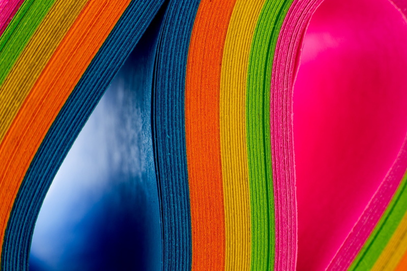 1080P, green, rainbow, orange, yellow, paper, blue, pink, colored, papers, colored paper